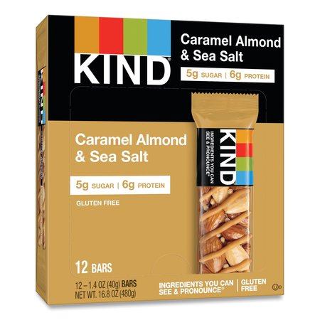 Kind KIND Nut/Spice Bar, Caramel Almond & Sea Salt, 12 PK 18533